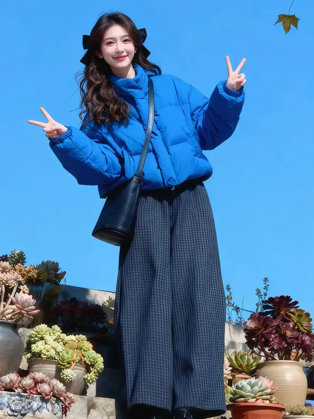 Faionable ort Quilted Blue Jaet Women's Thi Warm Stand Collar Coat Korean Sle Loose Fit Winter Outerwear
Faionable ort Quilted Blue Jaet Women's Thi Warm Stand Collar Coat Korean Sle Loose Fit Winter Outerwear