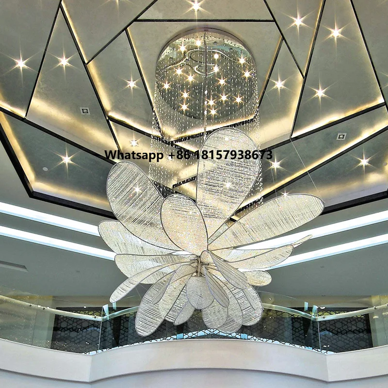 Custom Project Decor Hotel Villa Staircase High Ceiling Hanging Pendant Lights Design Modern Home Led Luxury Crystal Chandelier
Custom Project Decor Hotel Villa Staircase High Ceiling Hanging Pendant Lights Design Modern Home Led Luxury Crystal Chandelier