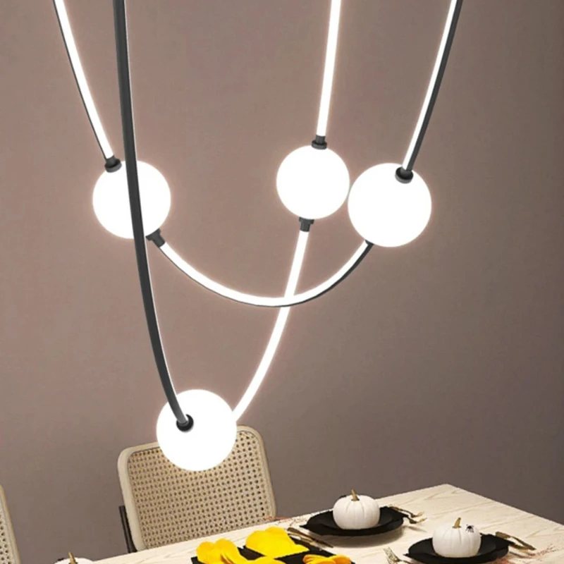 Postmodern White glass lampshade magic bean Chandelier Lustre Ceiling dimmable Designed Home interior lighting
Postmodern White glass lampshade magic bean Chandelier Lustre Ceiling dimmable Designed Home interior lighting