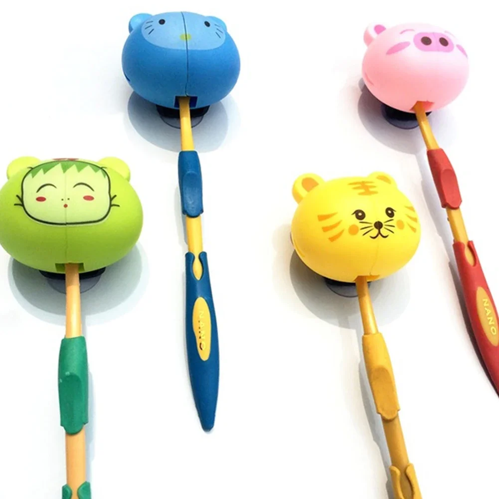 Cute Cartoon Wall Mounted Toothbrush Holder Animal shape Mount with Suction Grip Wall Rack Bathroom Accessories Toothbrush Stand
Cute Cartoon Wall Mounted Toothbrush Holder Animal shape Mount with Suction Grip Wall Rack Bathroom Accessories Toothbrush Stand