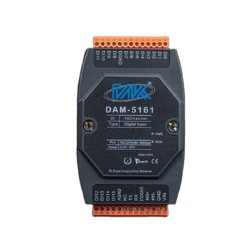 16 channel switch digital input module remote IO to RS485 RS232 modbus communication DI count
16 channel switch digital input module remote IO to RS485 RS232 modbus communication DI count