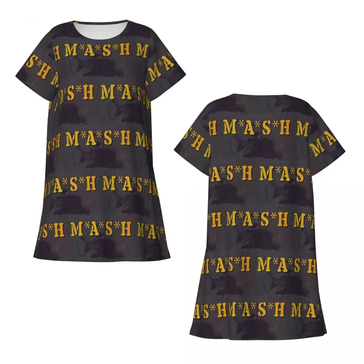 Mash 4077 4077th Hawkeye Kinger Alan Alda War Short Sleeves Nightdress For Sleeping Women Short Sleeve Nightgowns Pajama Dress
Mash 4077 4077th Hawkeye Kinger Alan Alda War Short Sleeves Nightdress For Sleeping Women Short Sleeve Nightgowns Pajama Dress
