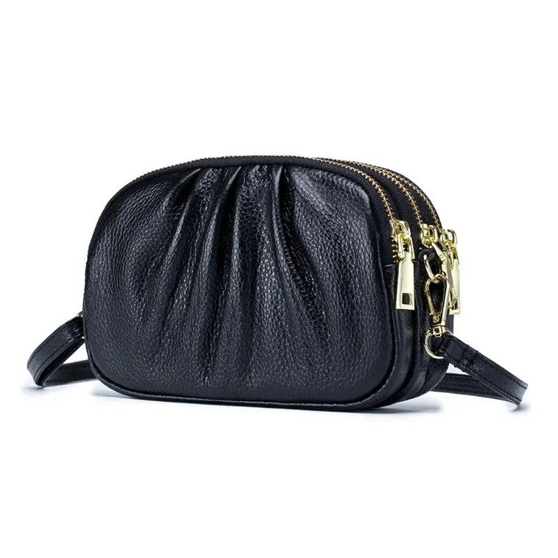 Brand Women Cloud Bag Soft Genuine Leather Madame Bag Three Layers of Zipper Shoulder Messenger Bag Fashion Handbag Day Clutches
Brand Women Cloud Bag Soft Genuine Leather Madame Bag Three Layers of Zipper Shoulder Messenger Bag Fashion Handbag Day Clutches
