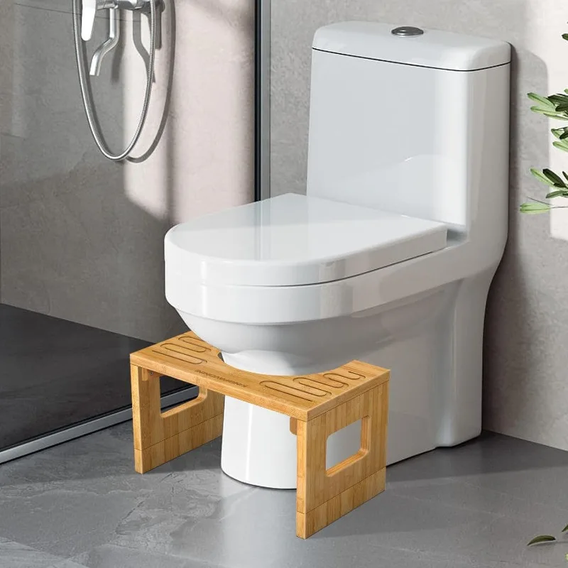 Bamboo Toilet Stool Squat Adjustable Heights, Foldable Potty Stool for Adults Layer to Improve Bathroom Posture and Comfort
Bamboo Toilet Stool Squat Adjustable Heights, Foldable Potty Stool for Adults Layer to Improve Bathroom Posture and Comfort
