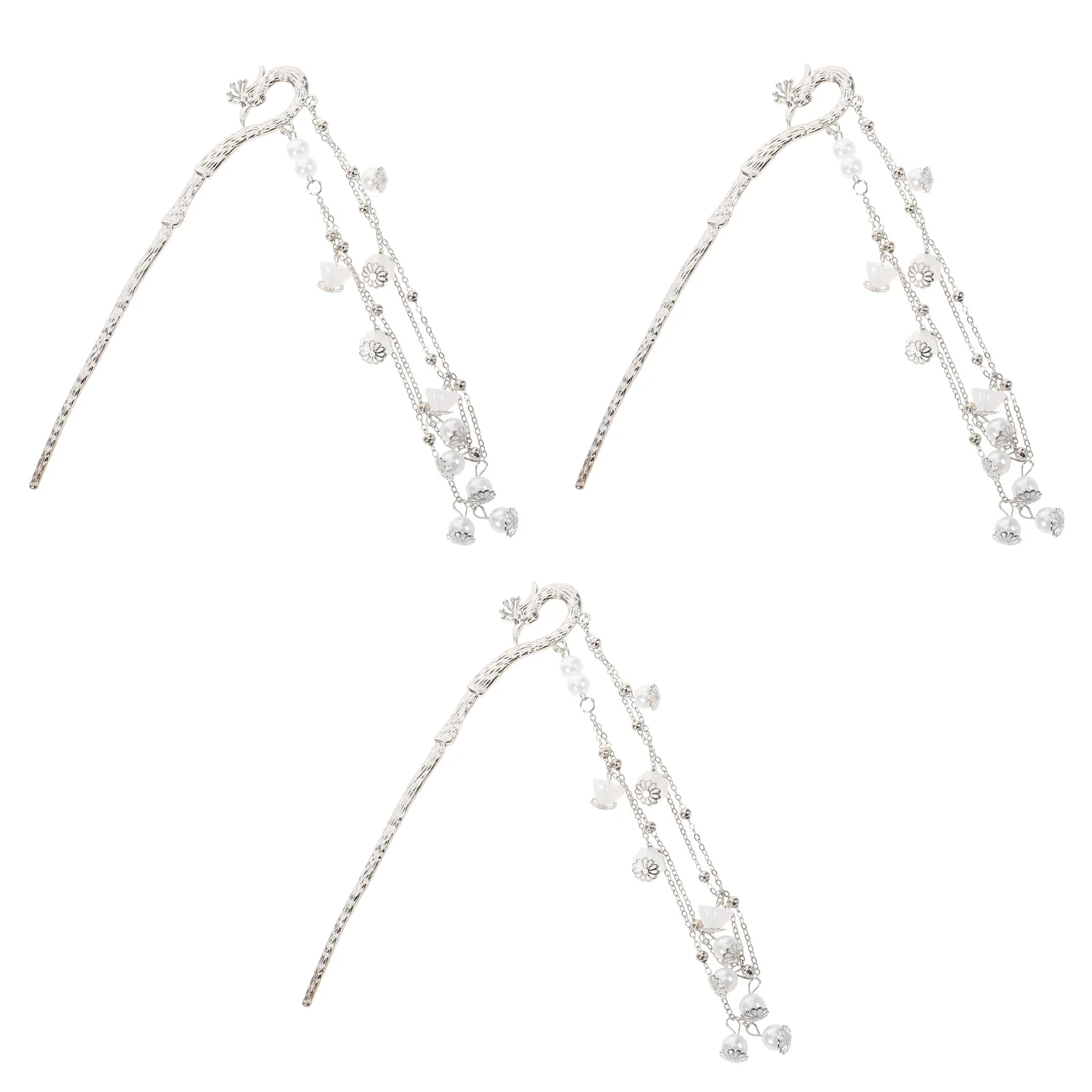 3 Pcs New Chinese Hairpin Ancient Style Clip Decorative Dangle Tassel Stick Retro Hairpins Alloy Sticks
3 Pcs New Chinese Hairpin Ancient Style Clip Decorative Dangle Tassel Stick Retro Hairpins Alloy Sticks