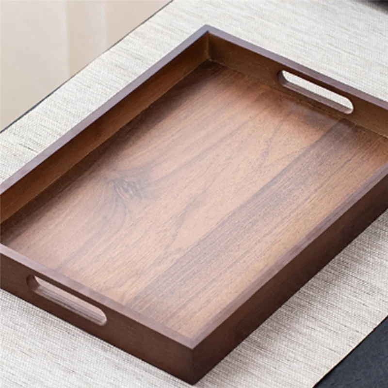 ABKO-Large Size Rectangular Bamboo Wood Tea Tray Display Plate Handle Walnut Color Cup Storage Home Use Japanese Tea Set 44*30*4
ABKO-Large Size Rectangular Bamboo Wood Tea Tray Display Plate Handle Walnut Color Cup Storage Home Use Japanese Tea Set 44*30*4