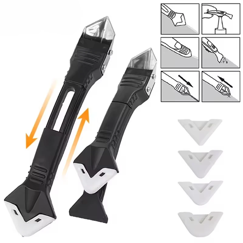 Silicone Scraper Window Cleaning Tool, Manual Removal of Sealant Cement Slurry Scraper, Multifunctional Joint Filling Tool
Silicone Scraper Window Cleaning Tool, Manual Removal of Sealant Cement Slurry Scraper, Multifunctional Joint Filling Tool