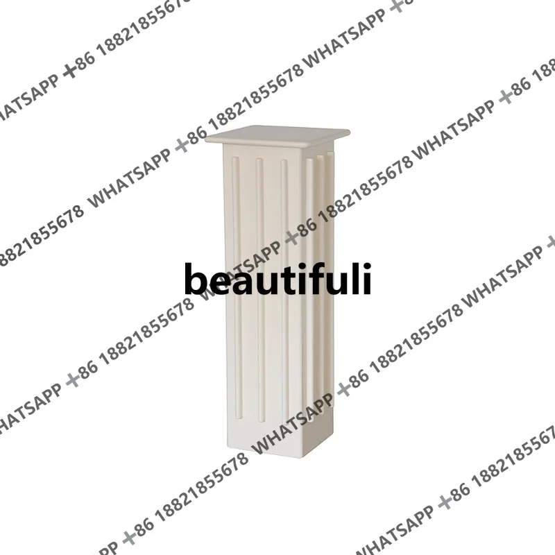 French Roman column sculpture table white pier base living room display table decorative ornament
French Roman column sculpture table white pier base living room display table decorative ornament