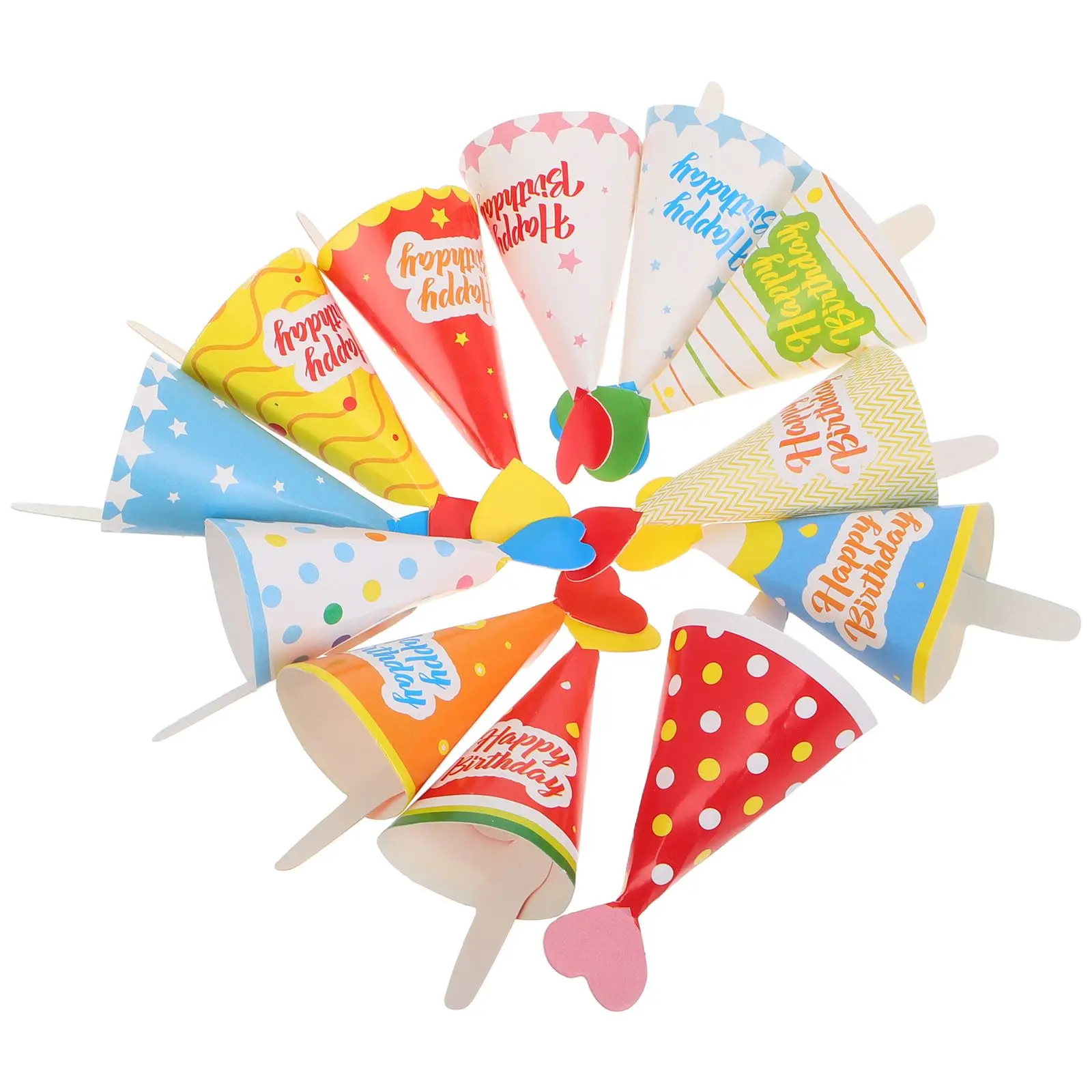 36 Pcs Cake Hat Decoration Cute Ice Cream Themed Party Decorations Birthday Hats Kids Mini Cake Decorations Sweet Cone Cups
36 Pcs Cake Hat Decoration Cute Ice Cream Themed Party Decorations Birthday Hats Kids Mini Cake Decorations Sweet Cone Cups