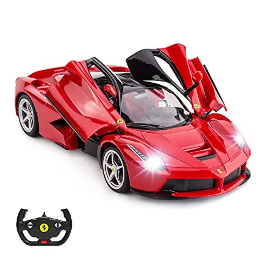 1/14 Scale RC Car Model Vehicle for Boys Red Ferrari LaFerrari Radio Remote Control R/C Toy Car with High-Speed Performance and
1/14 Scale RC Car Model Vehicle for Boys Red Ferrari LaFerrari Radio Remote Control R/C Toy Car with High-Speed Performance and