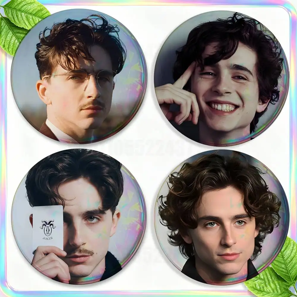 Hot Actor T-Timothee Chalamet Brooch for Backpack Accessories 25,32,44,58,75mm Round Enamel Pins 2-piece set Cartoon Anime Badge
Hot Actor T-Timothee Chalamet Brooch for Backpack Accessories 25,32,44,58,75mm Round Enamel Pins 2-piece set Cartoon Anime Badge