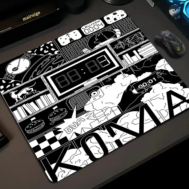Cartoon black and white Creative Clock Mouse Pad Office PC Gamers Accessories Keyboard pad Thickened waterproof carpet table mat
Cartoon black and white Creative Clock Mouse Pad Office PC Gamers Accessories Keyboard pad Thickened waterproof carpet table mat