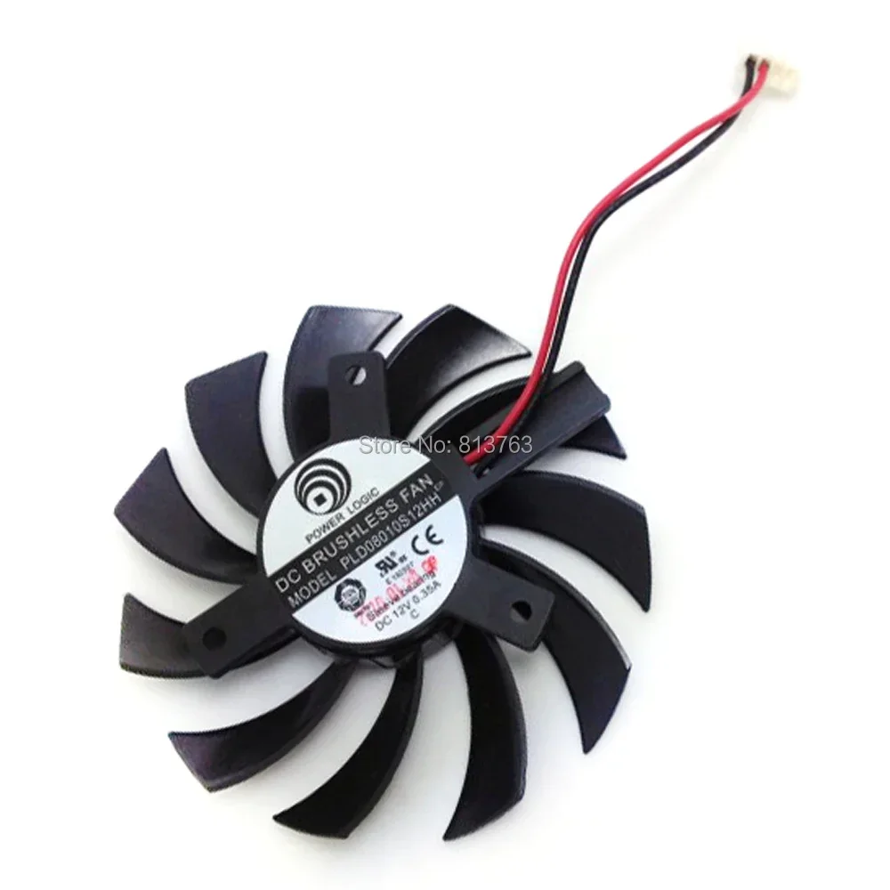 PLD08010S12HH DC12V 0.35A 75mm 2Wire 4Pin 40x40x40mm ZOTAC 8010 Graphics Card Cooling Fan
PLD08010S12HH DC12V 0.35A 75mm 2Wire 4Pin 40x40x40mm ZOTAC 8010 Graphics Card Cooling Fan