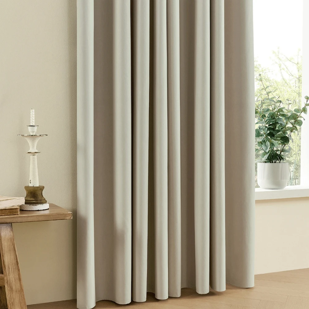 1pc Elegant Single Layer 100% Blackout Curtains With Top Ring Hole Design, for Living Room, Bedroom,No Drills,Aesthetic
1pc Elegant Single Layer 100% Blackout Curtains With Top Ring Hole Design, for Living Room, Bedroom,No Drills,Aesthetic