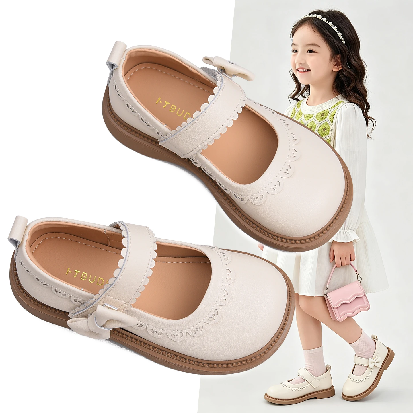 Girls' shoes, children's small leather shoes, 2026 Spring and Autumn new children's shoes, girls' performance shoes, soft soled
Girls' shoes, children's small leather shoes, 2026 Spring and Autumn new children's shoes, girls' performance shoes, soft soled