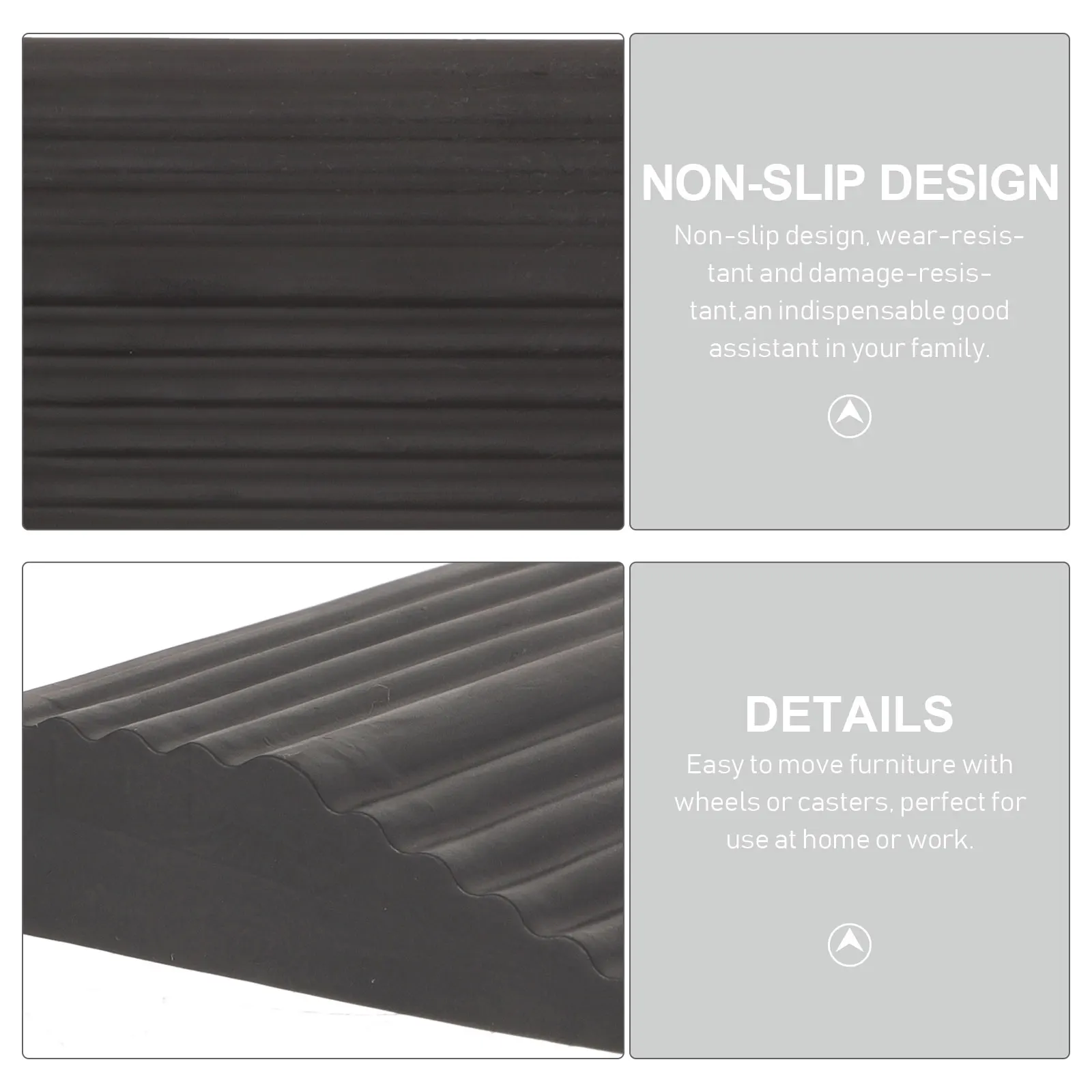 3 шт. прочный резиновый пандус портативный внутренний и открытый робот вакуумный пандус для инвалидной коляски для дома, гаража, дверей, черный
3 шт. прочный резиновый пандус портативный внутренний и открытый робот вакуумный пандус для инвалидной коляски для дома, гаража, дверей, черный