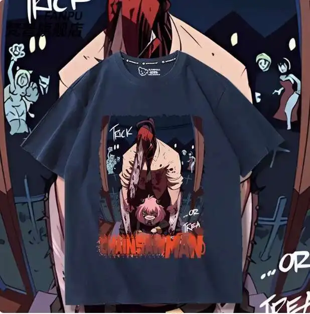 Anime Chainsaw Man Denji Short Sleeve T-Shirt Summer Cosplay Costume Casual Student Loose Tops anime
Anime Chainsaw Man Denji Short Sleeve T-Shirt Summer Cosplay Costume Casual Student Loose Tops anime