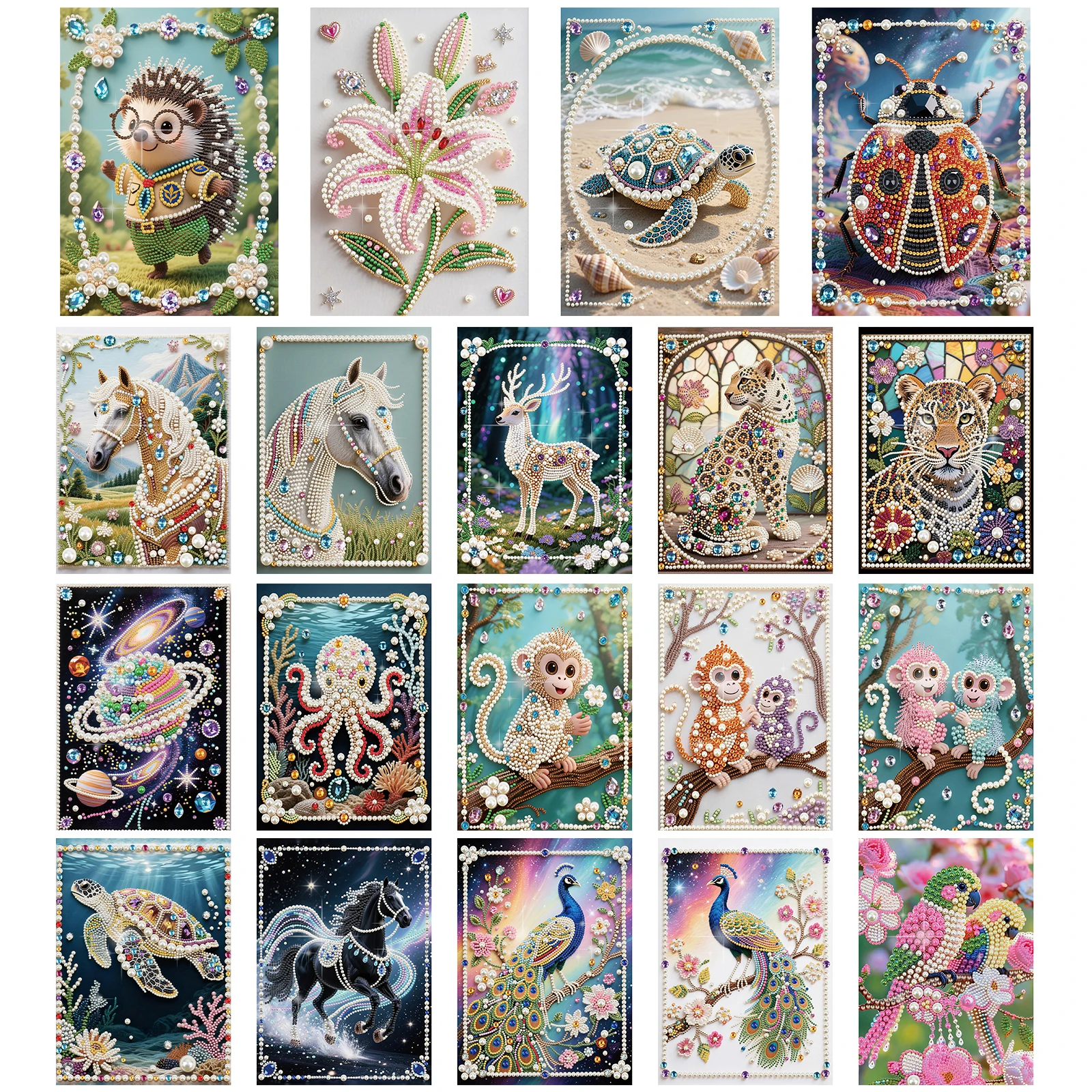 Animal Special Shaped DIY Partial Drill Pearl Gem Diamond Art Painting Kit for Adults Home Decor Pearl Art Painting Set 30x40cm
Animal Special Shaped DIY Partial Drill Pearl Gem Diamond Art Painting Kit for Adults Home Decor Pearl Art Painting Set 30x40cm