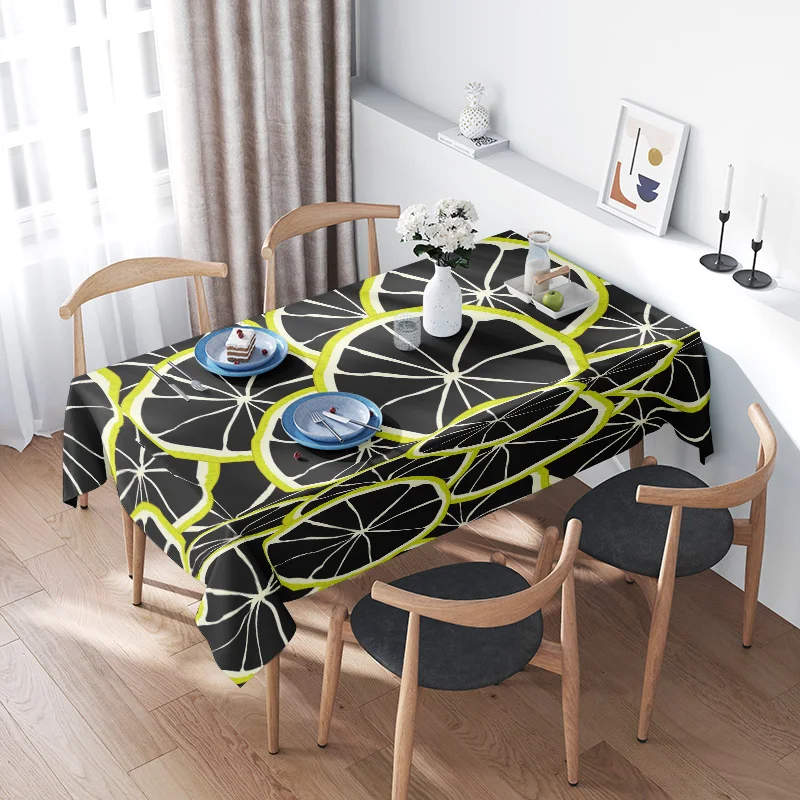 Modern Floral Tablecloth with Black Yellow Design Perfect for Dining Room Decor! (Home Textiles)
Modern Floral Tablecloth with Black Yellow Design Perfect for Dining Room Decor! (Home Textiles)