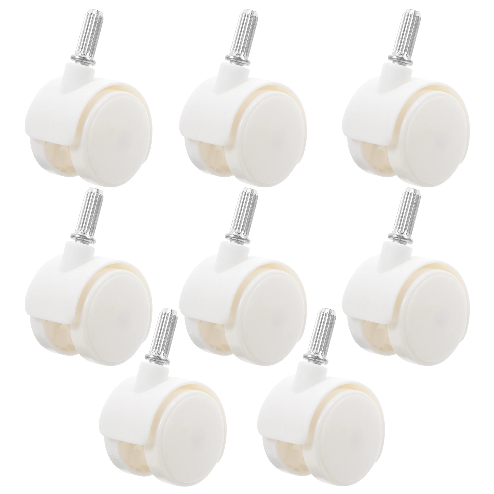 8pcs Furniture Swivel White Rod Sticky Pulley Caster Wheels for Table Caster Wheels Cabinet Replacement Small Appliances
8pcs Furniture Swivel White Rod Sticky Pulley Caster Wheels for Table Caster Wheels Cabinet Replacement Small Appliances