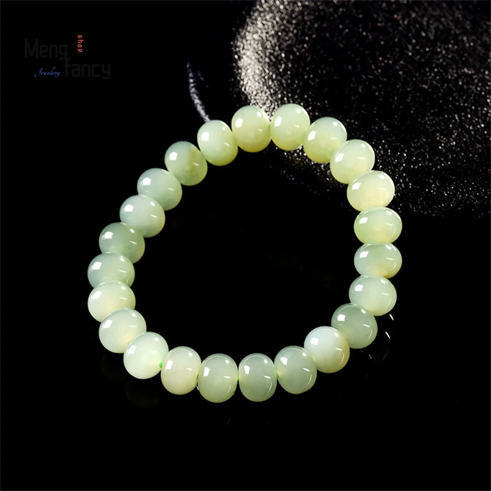 Natural Old Material Hetian Green Jade Abacus Bead Bracelet Luxury Quality Fashion Jewelry Exquisite Elegant Popular Young Gift
Natural Old Material Hetian Green Jade Abacus Bead Bracelet Luxury Quality Fashion Jewelry Exquisite Elegant Popular Young Gift