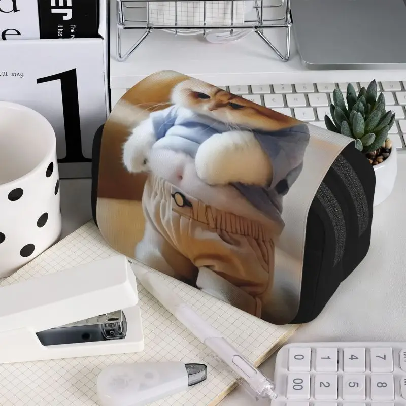 Pen case Pencil Box Double Flip School Supplies Children's Pencil Box Storage Cosmetic Bag Student Gift cat cute funny animal
Pen case Pencil Box Double Flip School Supplies Children's Pencil Box Storage Cosmetic Bag Student Gift cat cute funny animal