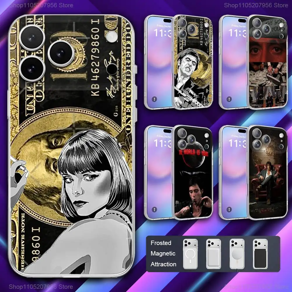 S-Scarfaces Movie T-Tony Phone Case For iPhone 11,12,15,14,13,17,16,Pro,Plus,E,Max,Air,Mini Magnetic Frosted Cover
S-Scarfaces Movie T-Tony Phone Case For iPhone 11,12,15,14,13,17,16,Pro,Plus,E,Max,Air,Mini Magnetic Frosted Cover