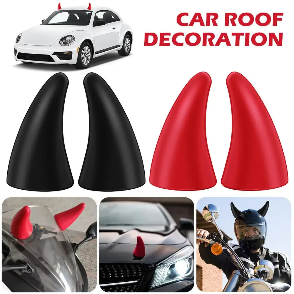 2pcs Universal 3D Devil Horn Car Roof Decoration Bull Horn Ornaments Car Exterior Decor Stickers for Car Motorcycle Bicycle
2pcs Universal 3D Devil Horn Car Roof Decoration Bull Horn Ornaments Car Exterior Decor Stickers for Car Motorcycle Bicycle