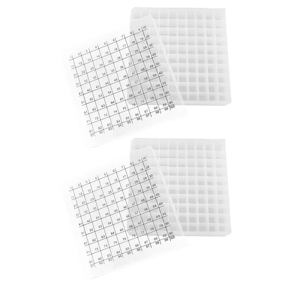 2pcs Cold 1.8 2 5 10ml Lab Lab Freezer Box With Lid Freezer Containers Test Vial ganizer Plastic Supplies Tube Rack
2pcs Cold 1.8 2 5 10ml Lab Lab Freezer Box With Lid Freezer Containers Test Vial ganizer Plastic Supplies Tube Rack