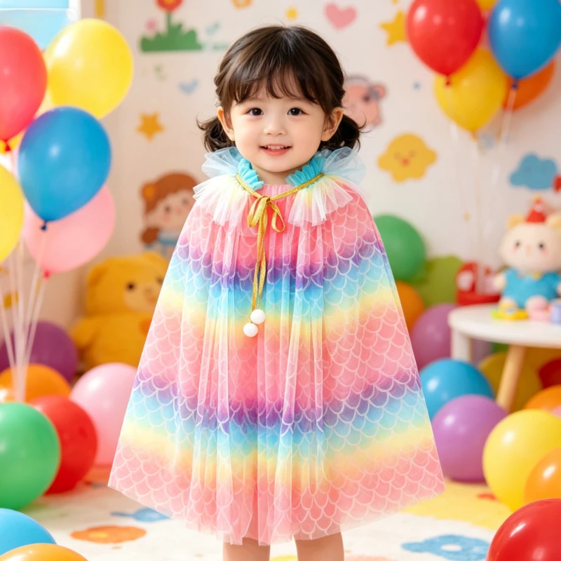 Sheer Mesh Splicing Lightweight Cloak Breathable Flowy Cape Versatile Daily Outerwear for All Seasons Casual Matching Outfit
Sheer Mesh Splicing Lightweight Cloak Breathable Flowy Cape Versatile Daily Outerwear for All Seasons Casual Matching Outfit