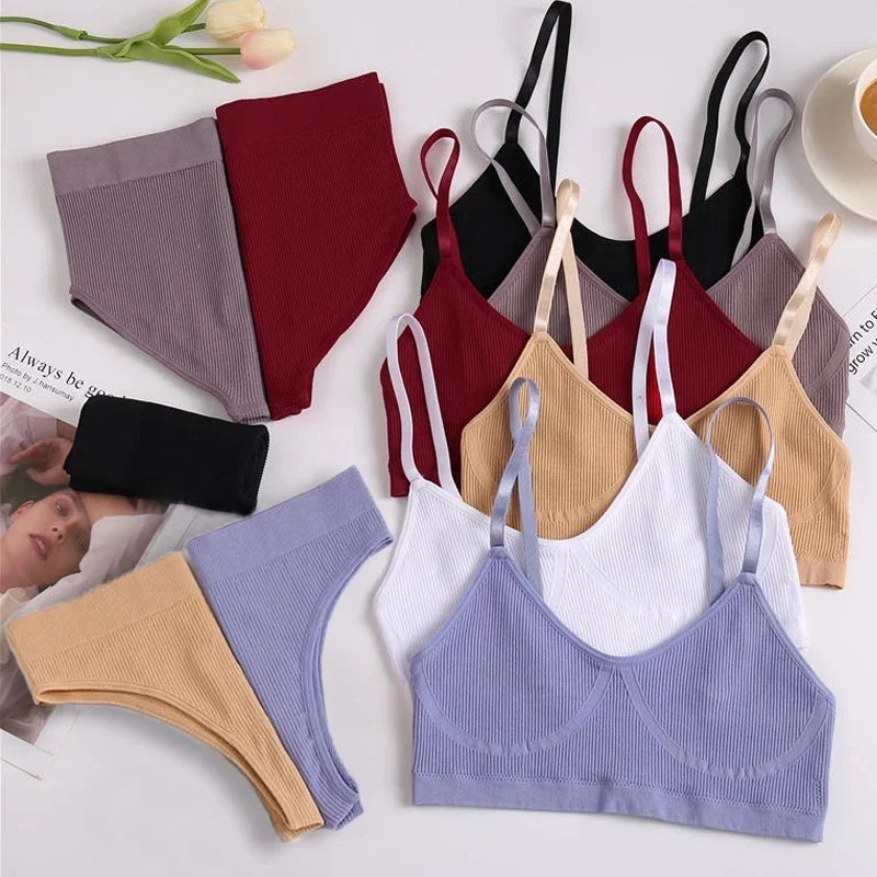 Women Bra Set Panties Sexy Push Up Bralette Female Fitness Seamless Underwear Sports Lingerie Brassiere Set Tank Crop Tops S-XL
Women Bra Set Panties Sexy Push Up Bralette Female Fitness Seamless Underwear Sports Lingerie Brassiere Set Tank Crop Tops S-XL