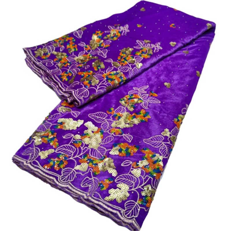 Purple African Sequin Lace Fabric High Quality Velvet Lace Fabric with Sequins Nigerian Lace Fabrics for Wedding Dress
Purple African Sequin Lace Fabric High Quality Velvet Lace Fabric with Sequins Nigerian Lace Fabrics for Wedding Dress