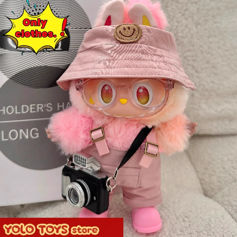 Labubu Doll'S Clothes Outfit Accessories For Ropa Labubu Idol 17cm Cotton Doll Bucket Hat Overalls Overalls Set Clothing Gift
Labubu Doll'S Clothes Outfit Accessories For Ropa Labubu Idol 17cm Cotton Doll Bucket Hat Overalls Overalls Set Clothing Gift