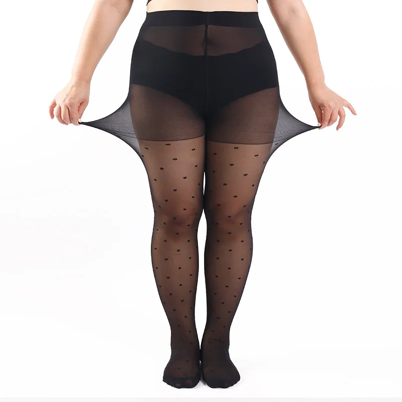 Women Plus Sizel 4XL Large Size Seamless Pantyhose Anti-hook Tear Resistant Super Elastic Magical Dot Sheer Perspective Tights
Women Plus Sizel 4XL Large Size Seamless Pantyhose Anti-hook Tear Resistant Super Elastic Magical Dot Sheer Perspective Tights
