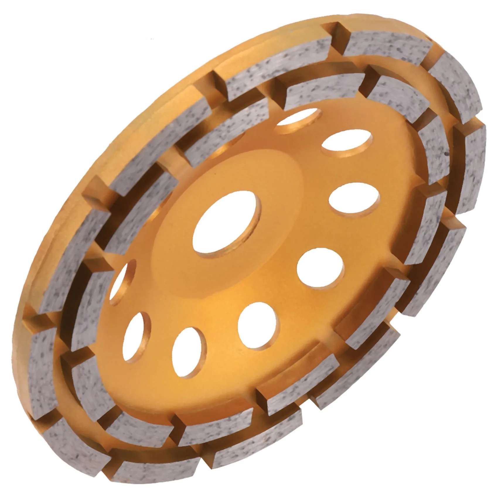 A93Z 3 шт. 150 мм 7 дюймов алмазный 2-рядный сегментный шлифовальный круг шлифовальный диск шлифовальная машина шлифовальная чашка абразивные инструменты 22 мм отверстие
A93Z 3 шт. 150 мм 7 дюймов алмазный 2-рядный сегментный шлифовальный круг шлифовальный диск шлифовальная машина шлифовальная чашка абразивные инструменты 22 мм отверстие