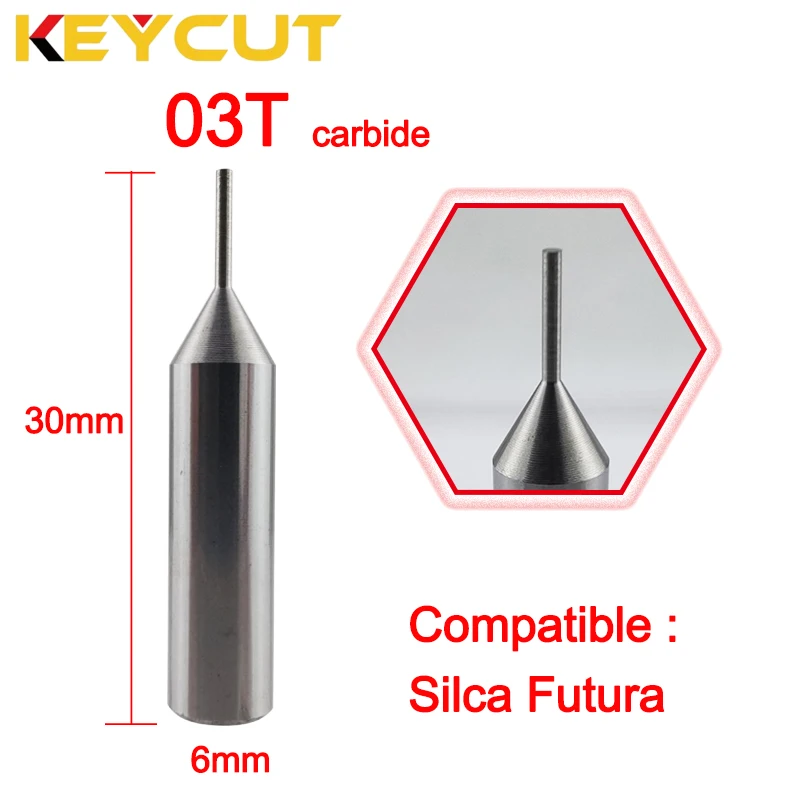 SILCA Futura 03T Tracer Point D6x30mm Fit for ILCO Silca Futura & Futura Pro Key Machine Aftermarket
SILCA Futura 03T Tracer Point D6x30mm Fit for ILCO Silca Futura & Futura Pro Key Machine Aftermarket