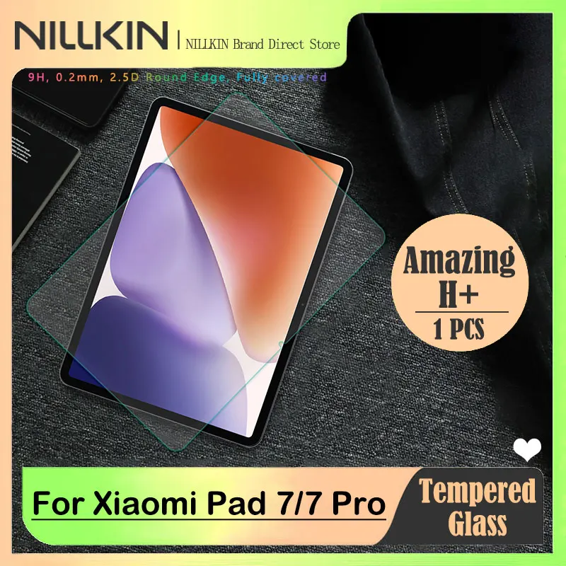 Для Xiaomi Pad 7/Pad 7 Pro, NILLKIN H + Защитная пленка из закаленного стекла, защита от отпечатков пальцев, высокая прозрачность, устойчивость к царапинам
Для Xiaomi Pad 7/Pad 7 Pro, NILLKIN H + Защитная пленка из закаленного стекла, защита от отпечатков пальцев, высокая прозрачность, устойчивость к царапинам