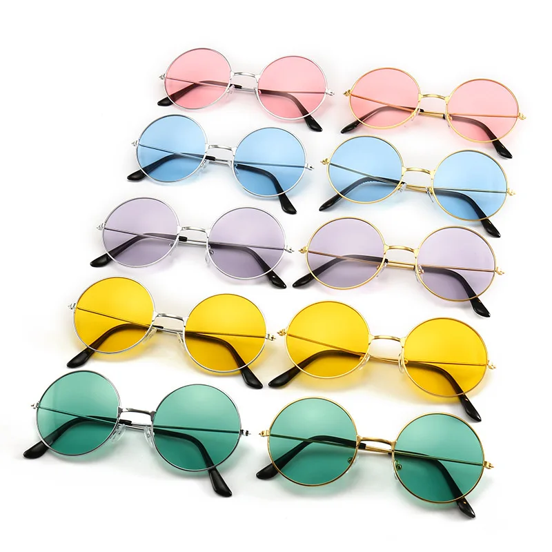 Fashion Disco Hippie Women Men Circle Glasses Round Sunglasses Metal Sun Glasses Funny parties for both men and women Eyewear
Fashion Disco Hippie Women Men Circle Glasses Round Sunglasses Metal Sun Glasses Funny parties for both men and women Eyewear