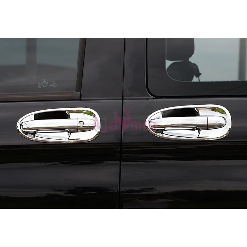 Накладка на дверную ручку для Mercedes Benz Vito Valente Metris W447 2014 2015 2016 2017 2018, хромированные аксессуары для стайлинга автомобилей
Накладка на дверную ручку для Mercedes Benz Vito Valente Metris W447 2014 2015 2016 2017 2018, хромированные аксессуары для стайлинга автомобилей