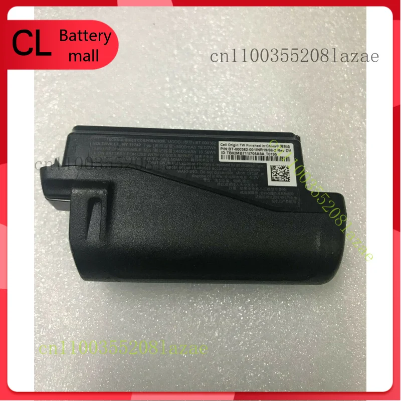 BT-000362 New Genuine 5000mAh Battery for ZEBRA Scanner RS6000 WT6000 WT60A0
BT-000362 New Genuine 5000mAh Battery for ZEBRA Scanner RS6000 WT6000 WT60A0