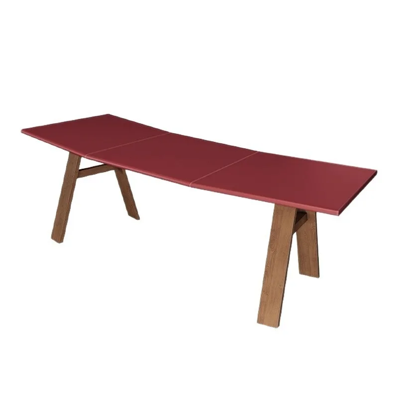 Retro solid wood lady small boss desk young single business desk red saddle leather desktop table
Retro solid wood lady small boss desk young single business desk red saddle leather desktop table