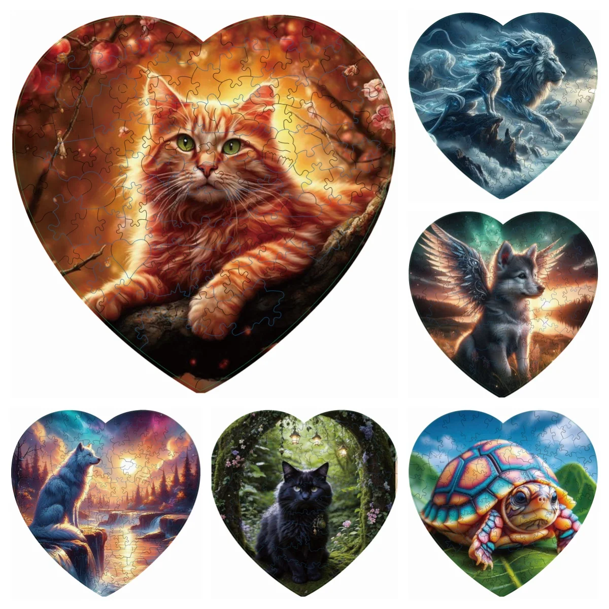 Cat Lion Puzzle High Difficulty Toy Puzzle Concentration Training Christma Birthday Holiday Gifts Home Decor
Cat Lion Puzzle High Difficulty Toy Puzzle Concentration Training Christma Birthday Holiday Gifts Home Decor