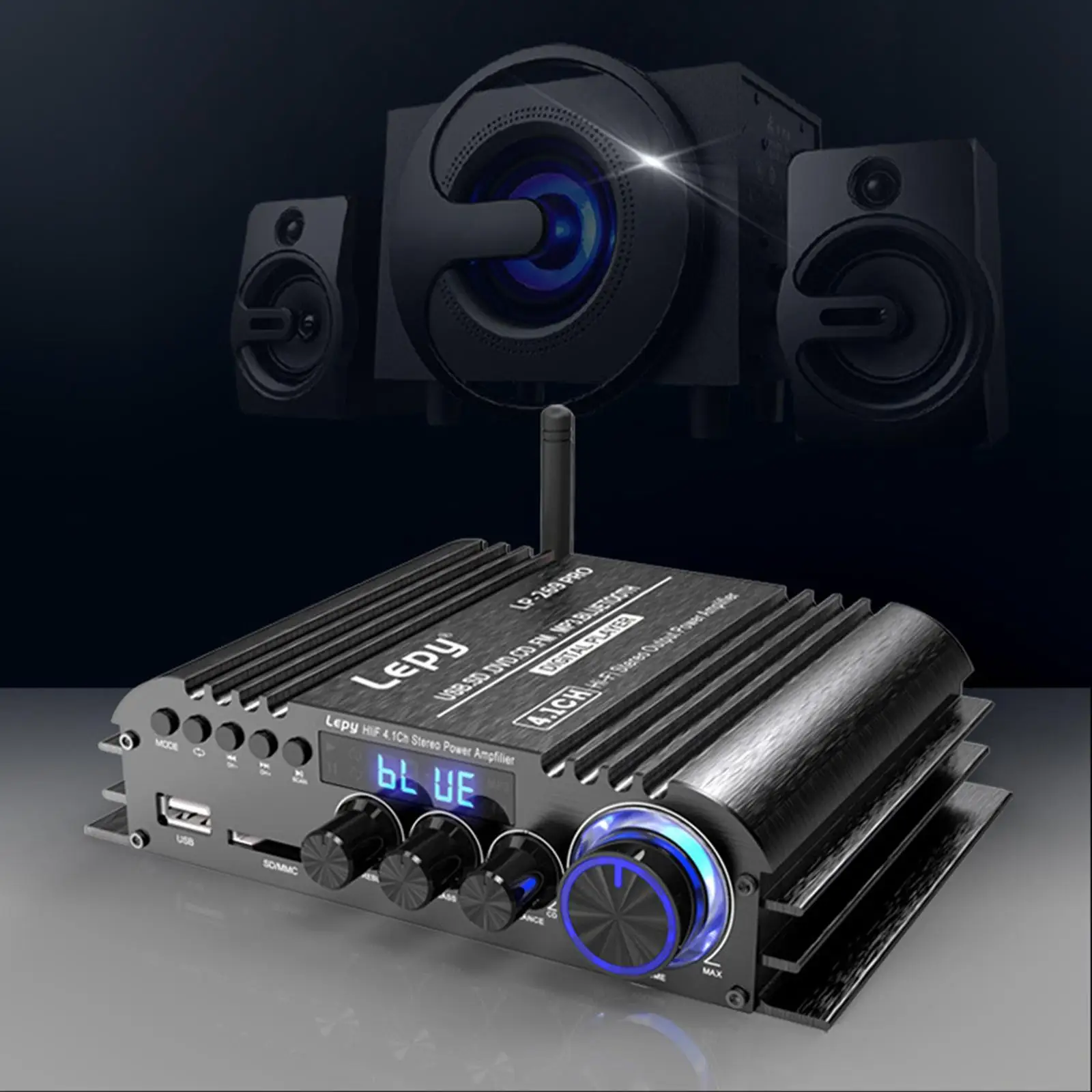 4.1 CH Stereo Amplifier/USB with US Power Adapter Input Port RCA / USB / Coaxial Digital Decoding for Mobile Phone
4.1 CH Stereo Amplifier/USB with US Power Adapter Input Port RCA / USB / Coaxial Digital Decoding for Mobile Phone
