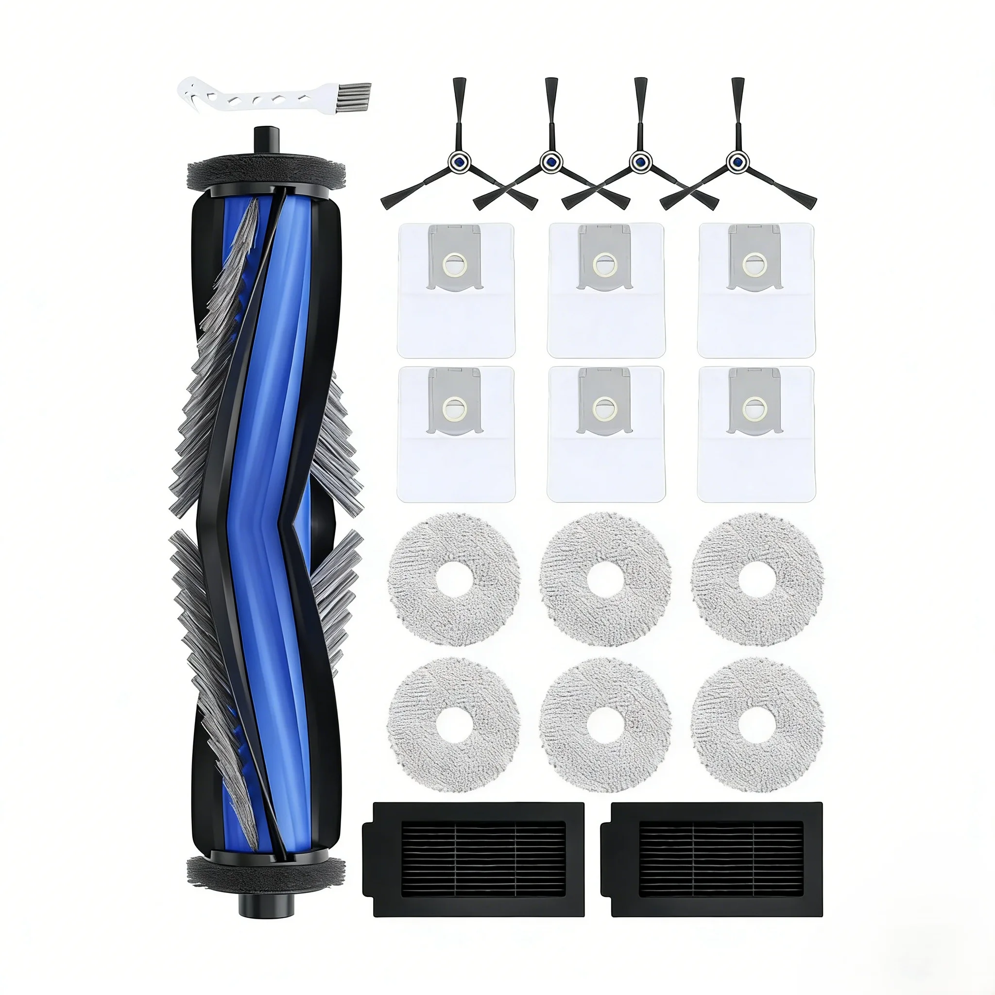 Complete 19 Pack Accessories for Ecovacs T50 for Omni Vacuum Cleaner Replacement Parts with Brushes Filters Mop Pads
Complete 19 Pack Accessories for Ecovacs T50 for Omni Vacuum Cleaner Replacement Parts with Brushes Filters Mop Pads
