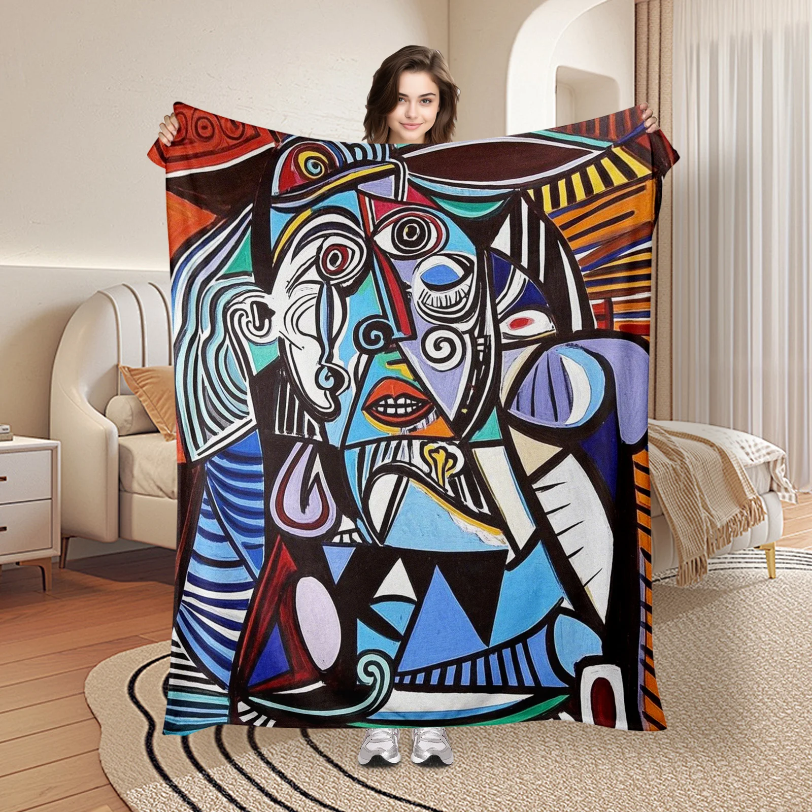 Geometric Reconstruct Surrealist Abstract Art Inspired Blanket For Modern Home Decor And Cozy Comfort
Geometric Reconstruct Surrealist Abstract Art Inspired Blanket For Modern Home Decor And Cozy Comfort