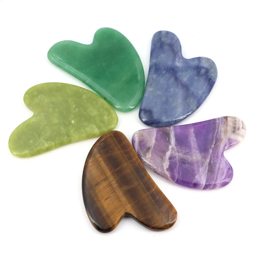 Natural Stone GuaSha Rose Quartz Jade Facial Beauty Scraping Massage Tools Firm Skin Care Face Gua Sha SPA Physical Therapy Gift
Natural Stone GuaSha Rose Quartz Jade Facial Beauty Scraping Massage Tools Firm Skin Care Face Gua Sha SPA Physical Therapy Gift