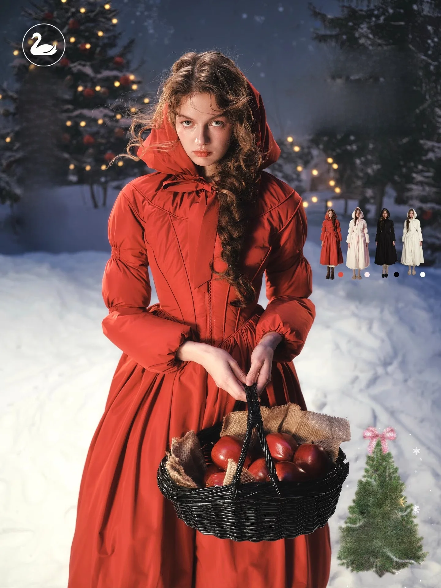 LaceMade plus Size Women's Long down Jacket Red Christmas New Year Coat French Style Removable Hood High Waist Warm Ladies
LaceMade plus Size Women's Long down Jacket Red Christmas New Year Coat French Style Removable Hood High Waist Warm Ladies