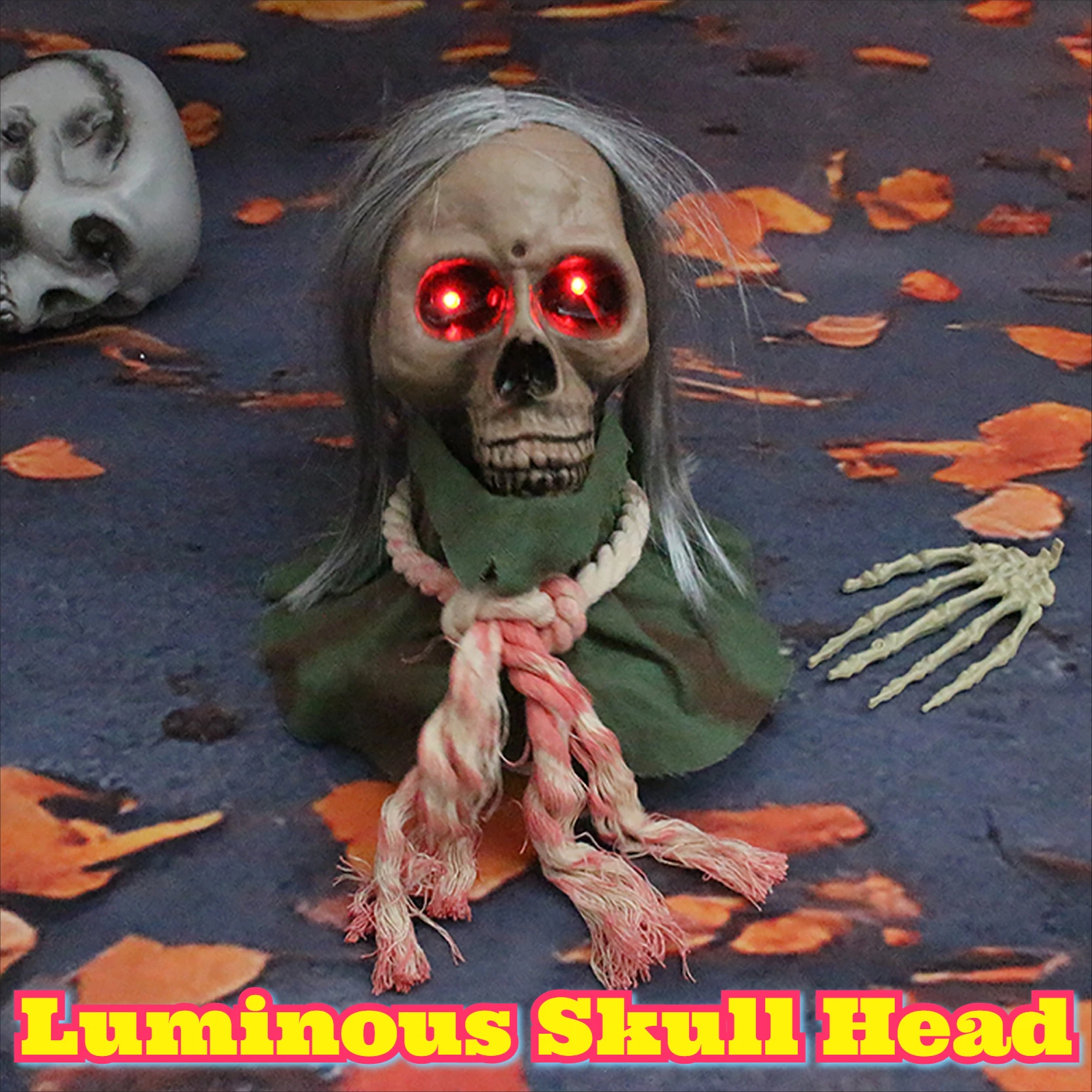  Электрическая прогулочная голова призрака, звуковая активация, светящийся скелет, реквизит ужасов, дом с привидениями, побега, комната, страшное украшение на Хэллоуин
Электрическая прогулочная голова призрака, звуковая активация, светящийся скелет, реквизит ужасов, дом с привидениями, побега, комната, страшное украшение на Хэллоуин