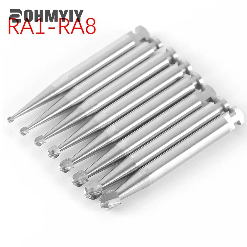 5pcs/Box Dental Tungsten Carbide Burs Low Speed Round RA Series For Dental Lab Or Clinic Shank Diameter 2.35mm For Dentist
5pcs/Box Dental Tungsten Carbide Burs Low Speed Round RA Series For Dental Lab Or Clinic Shank Diameter 2.35mm For Dentist