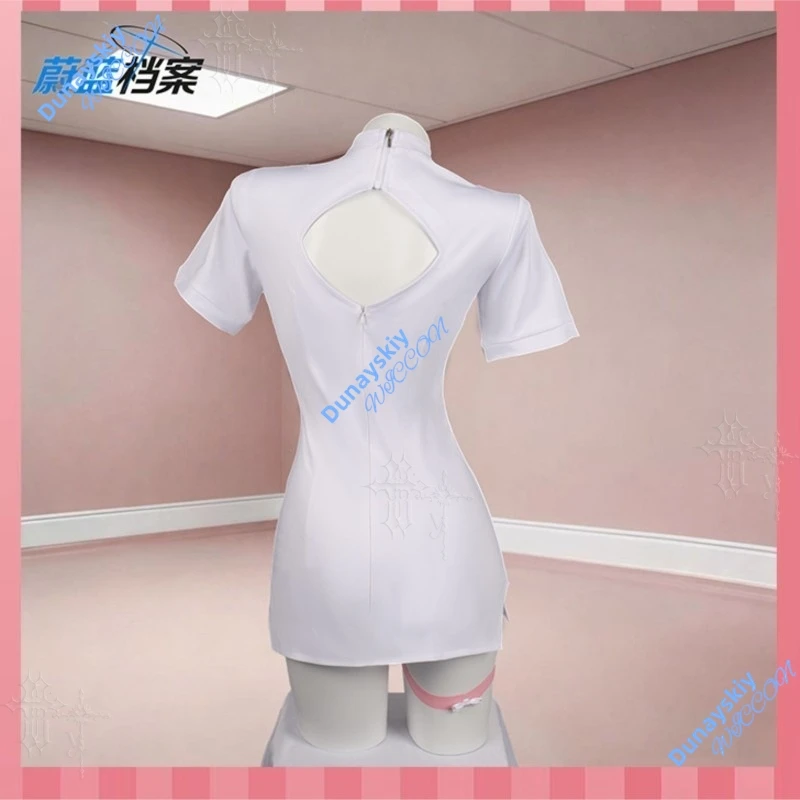 Sexy Succubus Nurse Outfit Azur Lane Shimoe Koharu Cosplay Costume White Dress With Stockings For Party Wear
Sexy Succubus Nurse Outfit Azur Lane Shimoe Koharu Cosplay Costume White Dress With Stockings For Party Wear
